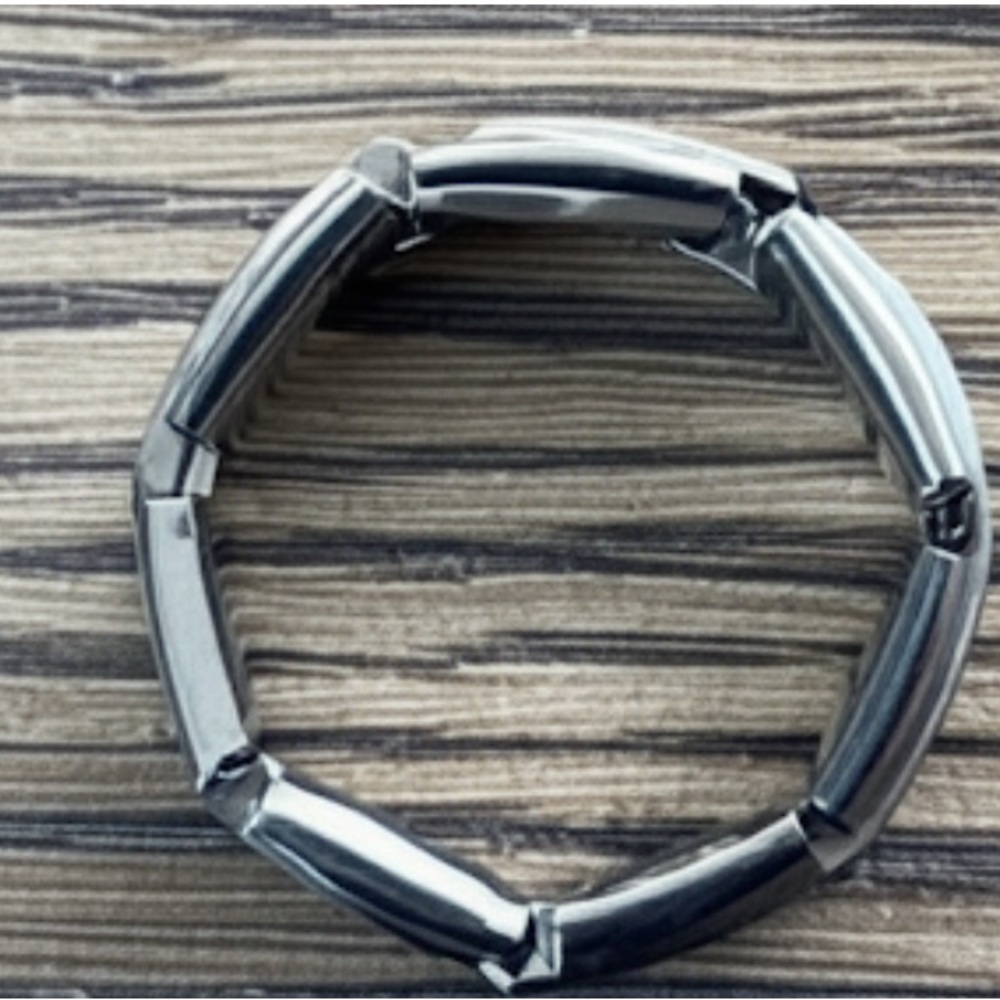 Uberry Italian Silver Tone Charm Ring Vintage Unisex